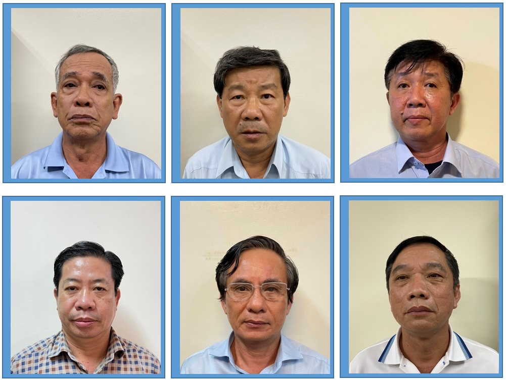 Sáu lãnh đạo sai phạm vừa bị Bộ Công an bắt tạm giam tại Bình Dương