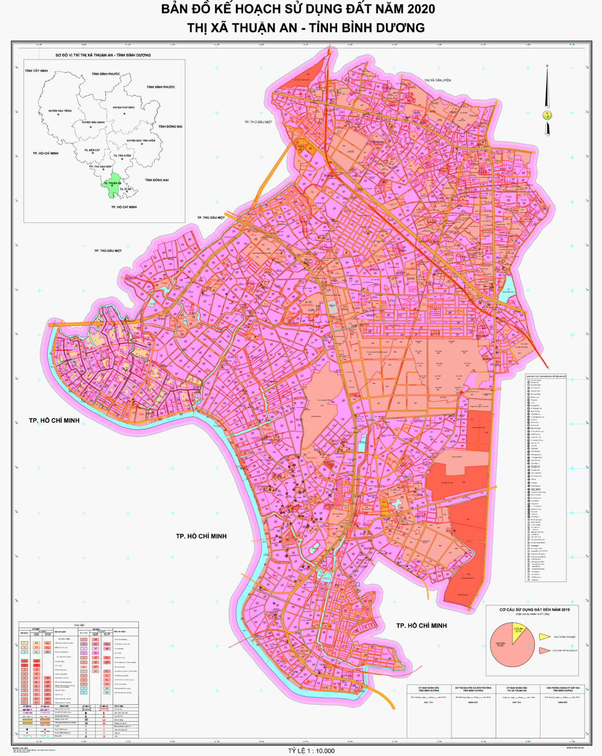 Bản đồ quy hoạch sử dụng đất Thuận An Bình
