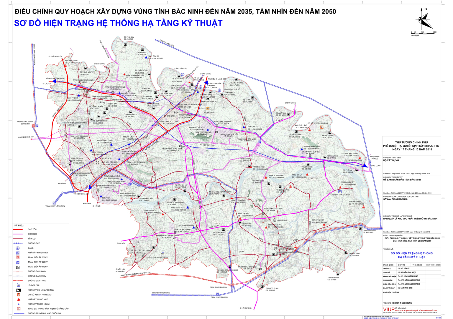 Bản đồ hiện trạng thành phố Bắc Ninh