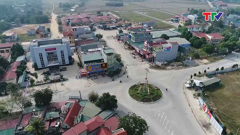 Một góc thị trấn Bến Sung huyện Như Thanh tỉnh Thanh Hóa. Ảnh truyền hình Thanh Hóa