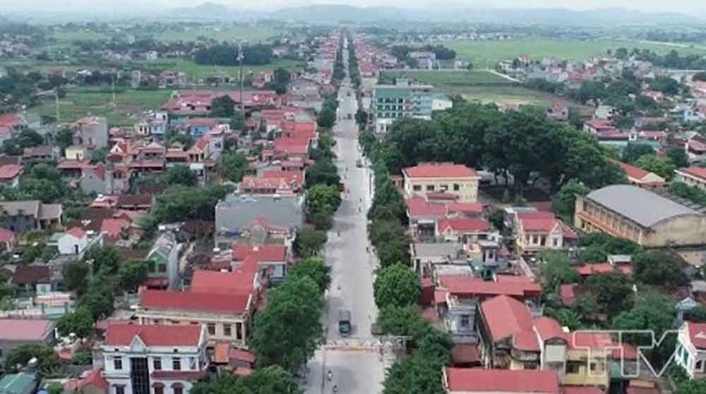 Một góc huyện Vĩnh Lộc - Thanh Hóa. (Ảnh truyền hình Thanh Hóa)