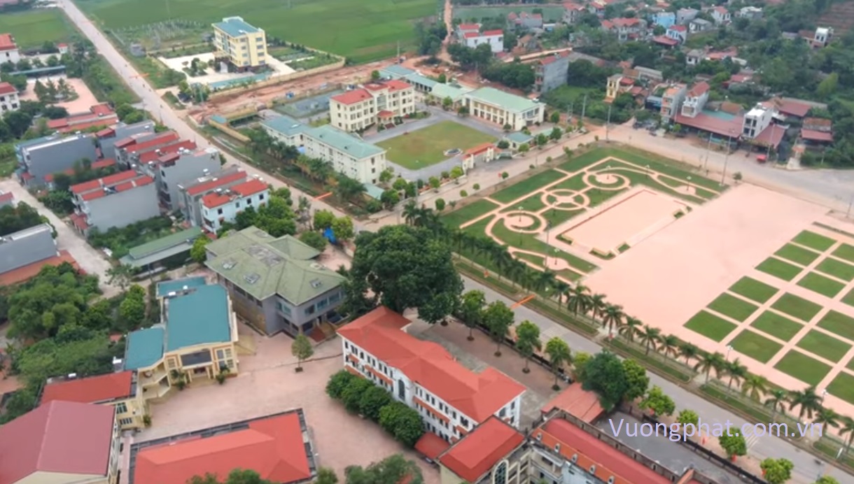 Trung tâm thị trấn Cao Thượng huyện Tân Yên tỉnh Bắc Giang