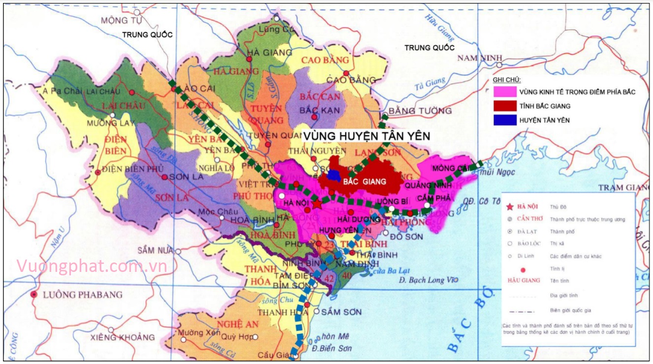 Mối liên hệ vùng trong phát triển kinh tế huyện Tân Yên