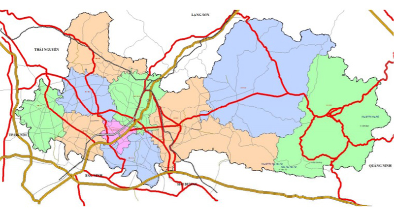 Hệ thống đường cao tốc, quốc lộ trên địa bàn tỉnh Bắc Giang
