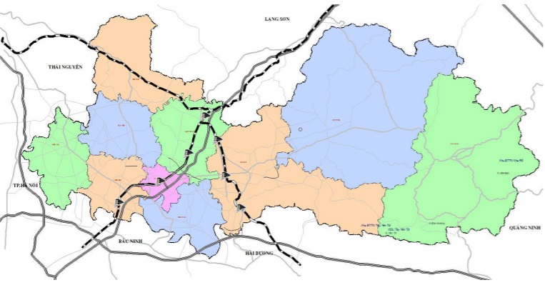 Hệ thống đường sắt trên địa bàn tỉnh Bắc Giang 