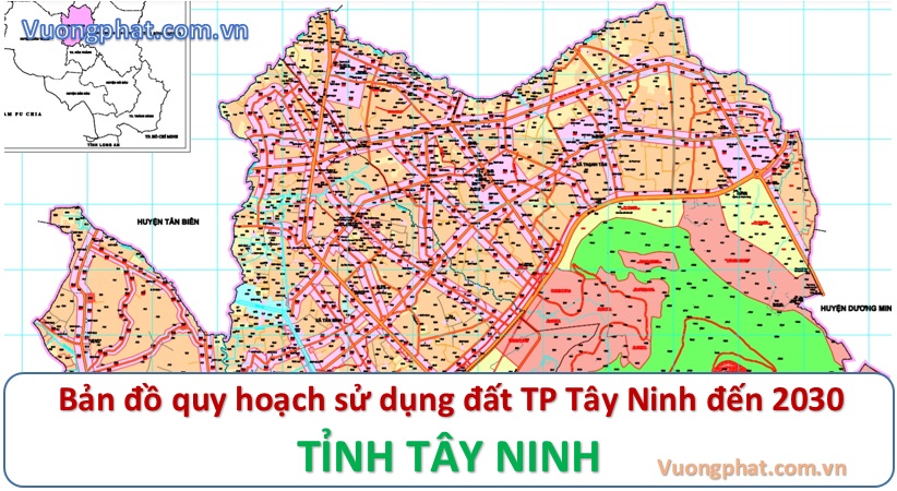 Bản đồ hành chính tỉnh Tây Ninh đầy đủ chính xác nhất  Nhà Tốt