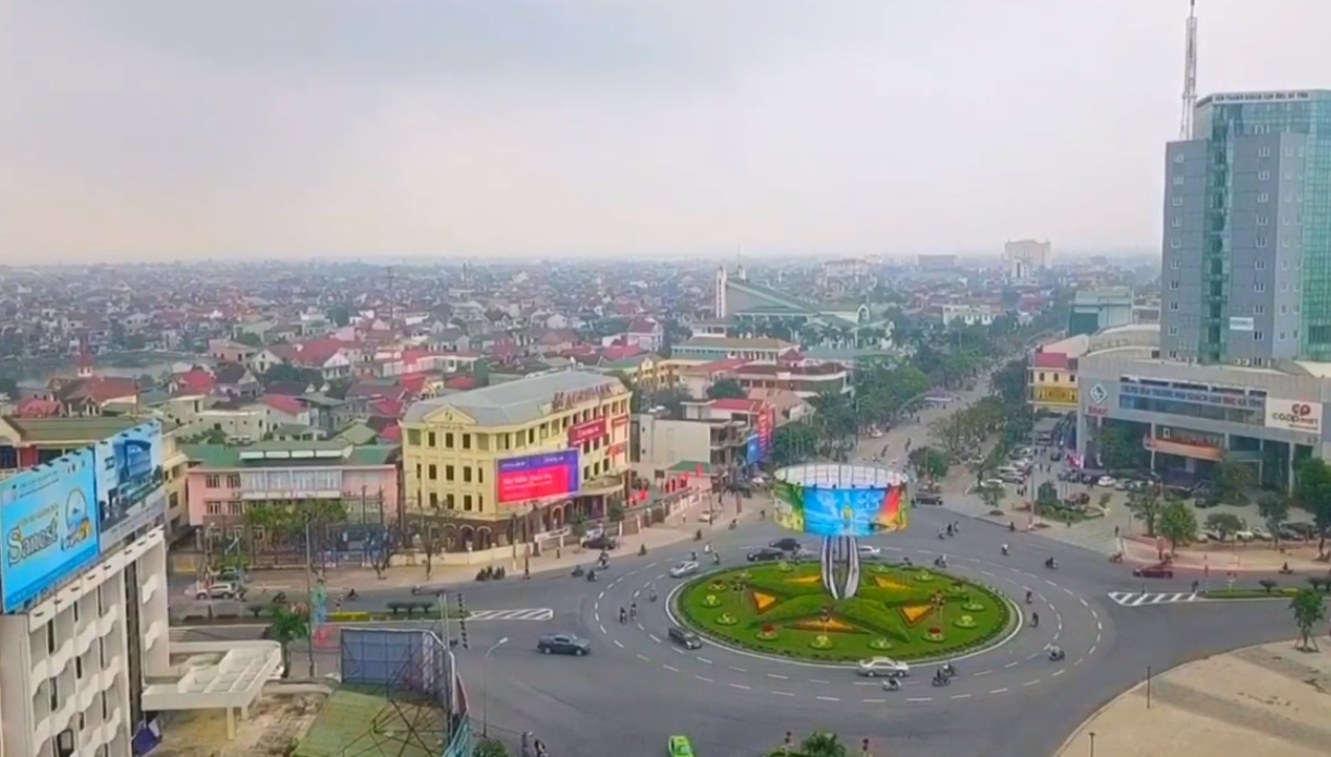 Một góc thành phố Hà Tĩnh