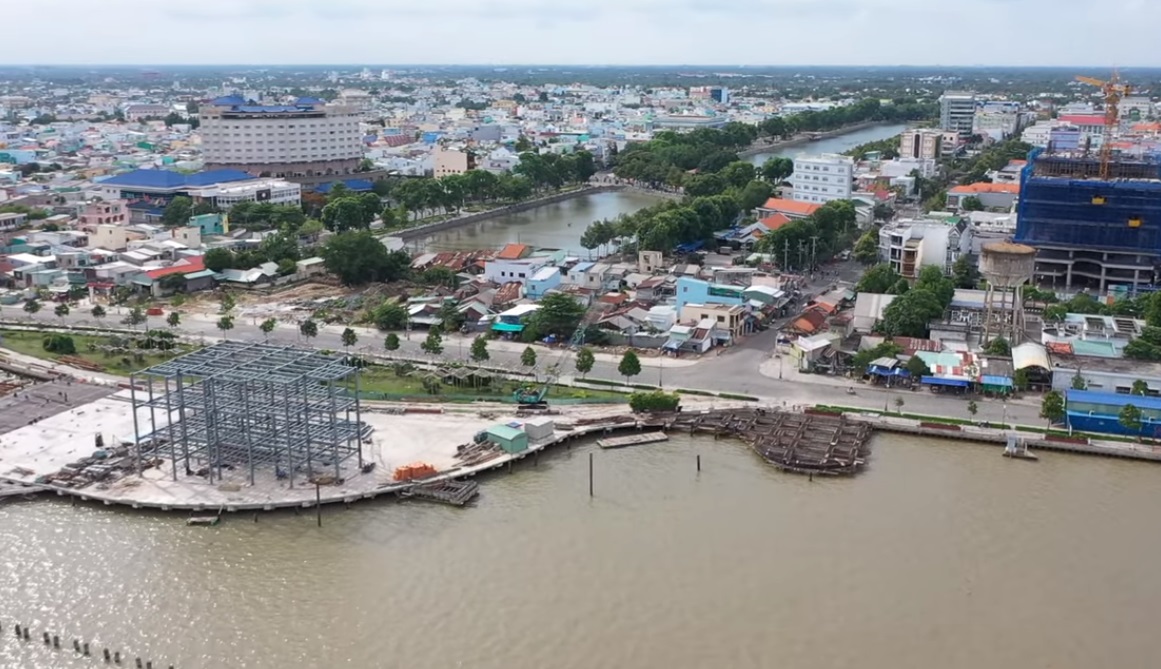 Một góc thành phố Mỹ Tho tỉnh Tiền Giang