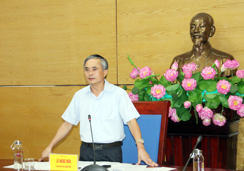 Đồng chí Lê Ngọc Hoa – Phó Chủ tịch UBND tỉnh