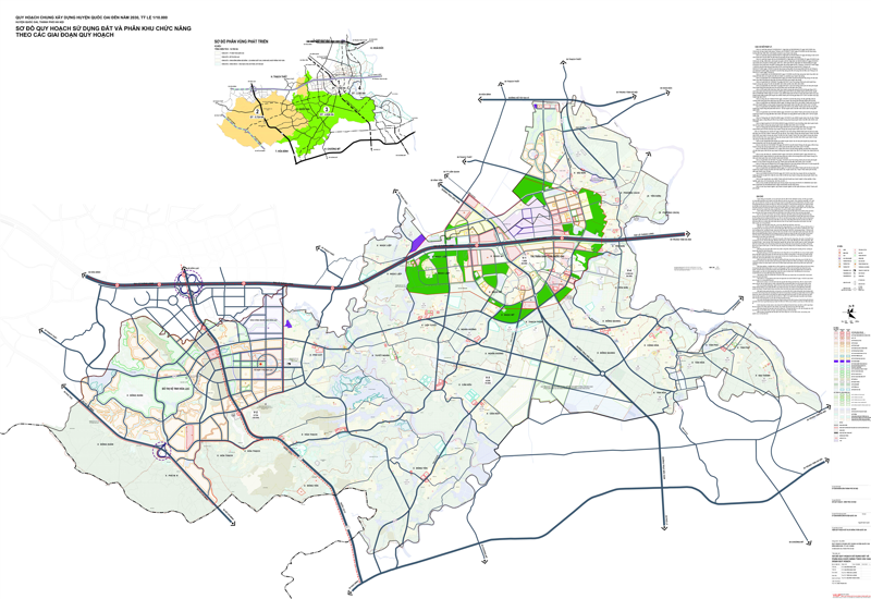 Bản đồ quy hoạch huyện Quốc Oai đến 2030