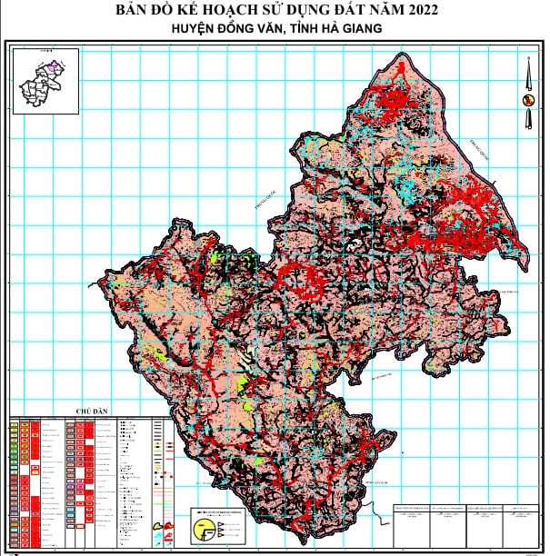 Bản đồ kế hoạch sử dụng đất năm 2022, H. Đồng Văn