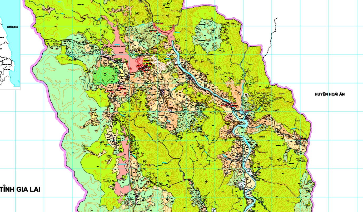 Bản đồ quy hoạch giao thông được xác định theo bản đồ quy hoạch sử dụng đất năm 2021 