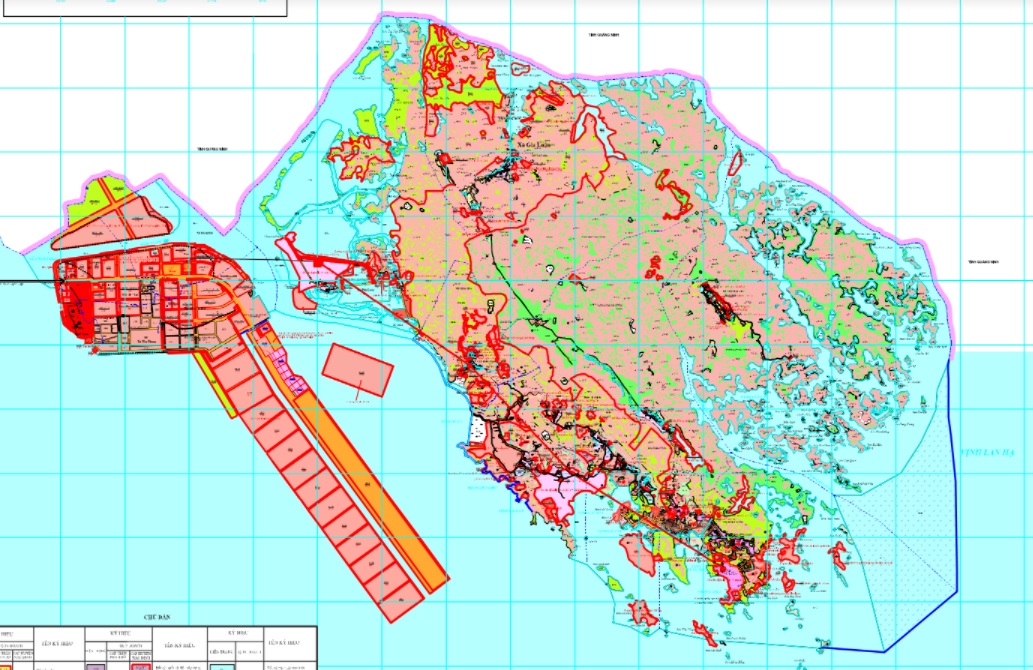 Bản đồ quy hoạch sử dụng đất đến 2030 huyện Cát Hải