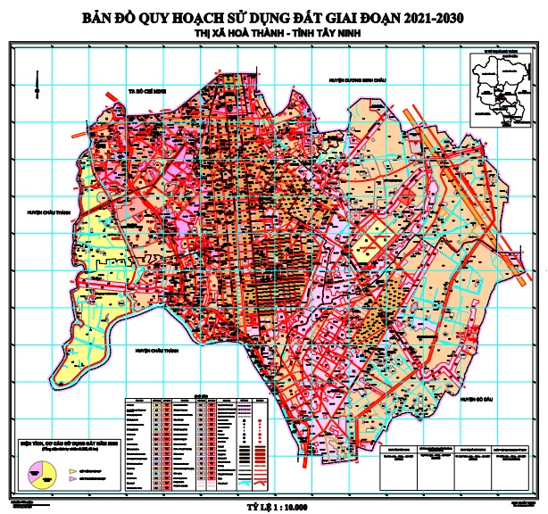 Bản Đồ Quy Hoạch - Kế Hoạch Thị Xã Hòa Thành (Tây Ninh) 2023