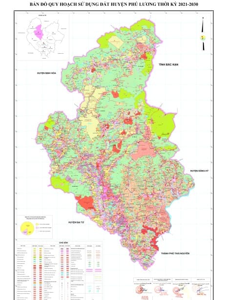Bản đồ quy hoạch sử dụng đất đến 2030, huyện Phú Lương