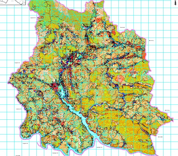 Bản đồ quy hoạch sử dụng đất thời kỳ 2021-2030 huyện Phù Yên