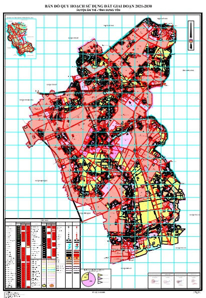 Bản đồ quy hoạch sử dụng đất đến 2030, huyện Ân Thi