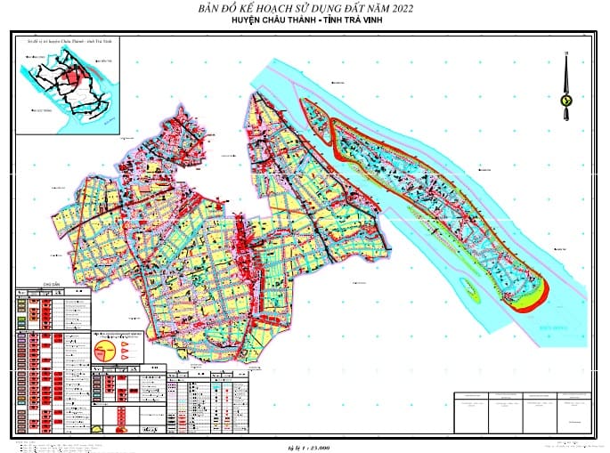 Bản đồ kế hoạch sử dụng đất năm 2022, huyện Châu Thành