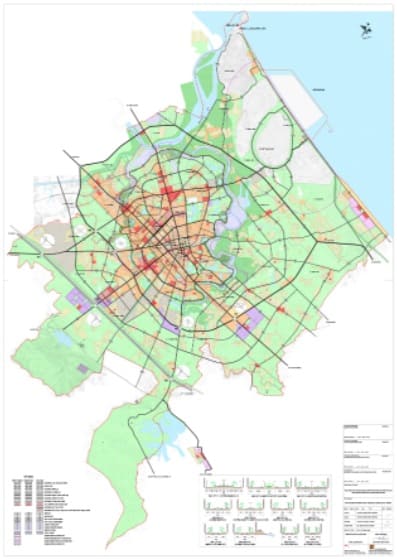 Bản đồ quy hoạch giao thông thành phố Hà Tĩnh