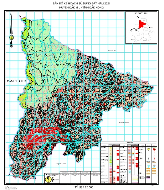 Bản Đồ Quy Hoạch - Kế Hoạch Huyện Đắk Mil (Đắk Nông) Năm 2023