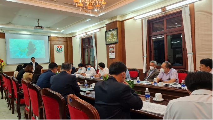 Liên danh Tập đoàn Novaland và Công ty Đất Tâm báo cáo ý tưởng quy hoạch khu vực huyện Đắk Glong và vườn quốc gia Tà Đùng ngày 13/1.