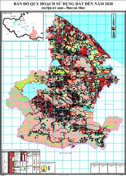 Bản đồ quy hoạch sử dụng đất đến 2030, huyện Kỳ Anh
