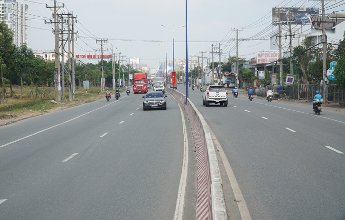 Quốc lộ 13 đi qua TP Thuận An