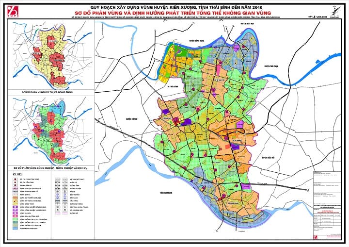 Bản đồ phân vùng huyện Kiến Xương