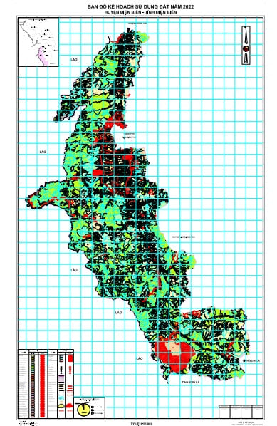 Bản đồ kế hoạch sử dụng đất năm 2022, H. Điện Biên