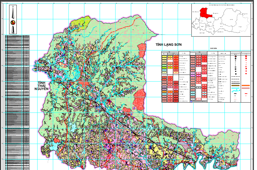 Bản đồ Kế hoạch sử dụng đất năm 2022, huyện Yên Thế