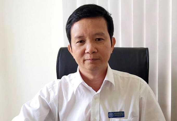 Ông Trịnh Quang Trí tại CDC Đăk Lăk trước khi bị bắt. Ảnh: Báo Đăk Lăk