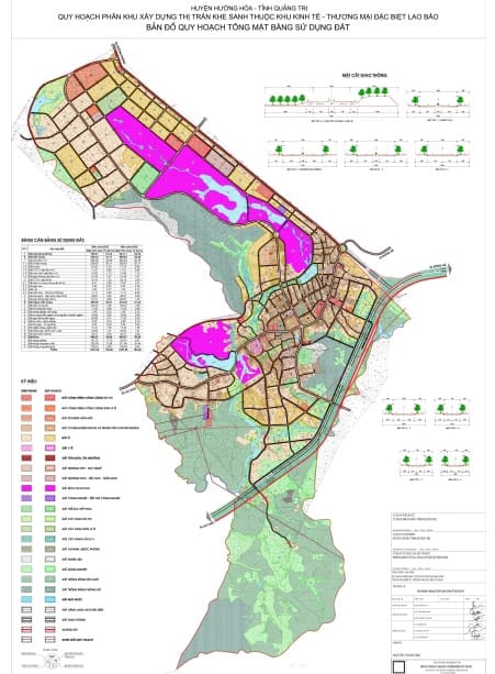 Bản đồ quy hoạch phân khu thị trấn Khe Sanh