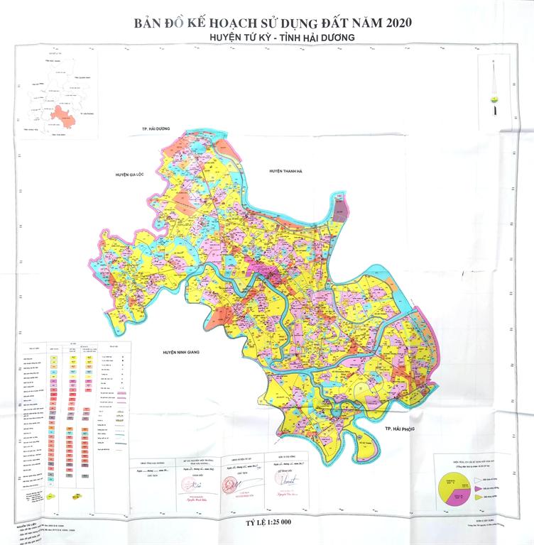 Bản Đồ Quy Hoạch Kế Hoạch Huyện Tứ Kỳ (Hải Dương) Năm 2023