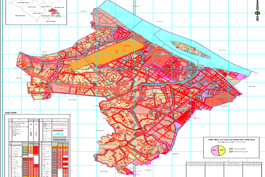 Bản đồ quy hoạch sử dụng đất quận Bình Thủy