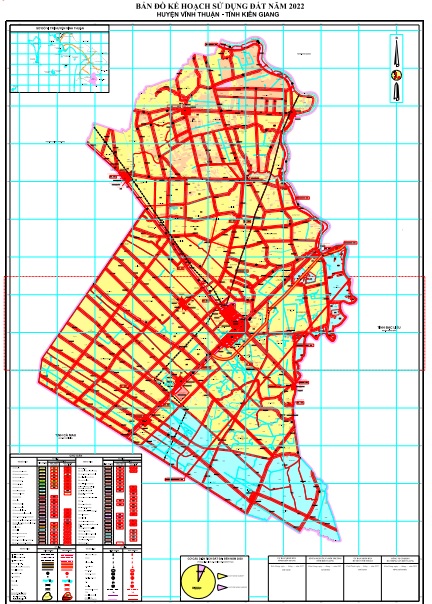 Bản đồ kế hoạch sử dụng đất năm 2022, huyện Vĩnh Thuận
