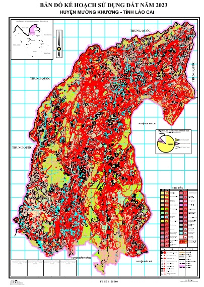 Bản đồ kế hoạch sử dụng đất năm 2023, huyện Mường Khương