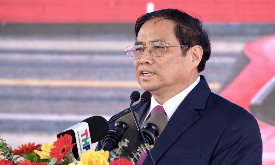 Thủ tưởng Phạm Minh Chính phát biểu tại buổi lễ