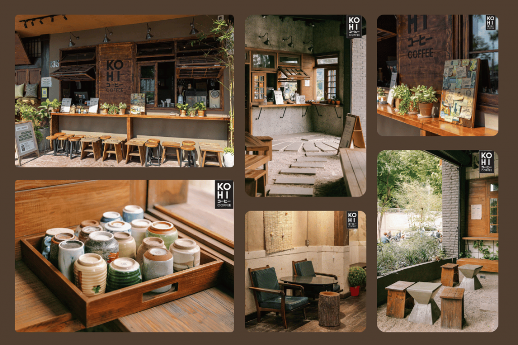 KOHI Café - Gray tone District 1 coffee shop