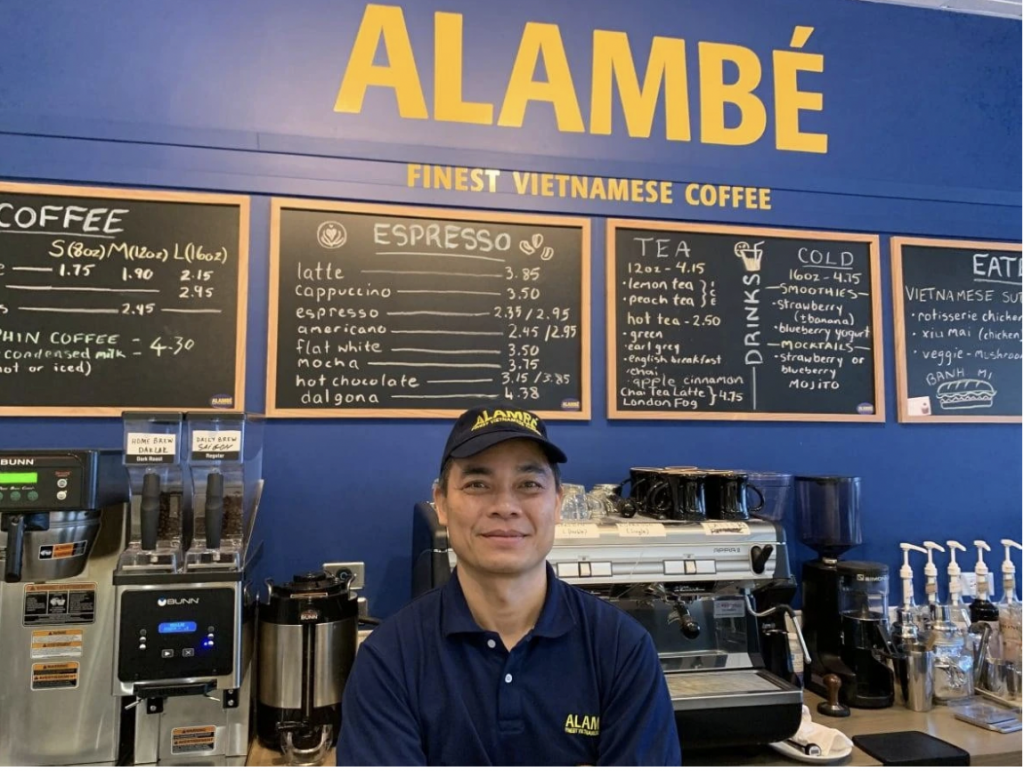 Phạm Khánh Hiệp nhà sáng lập thành công Alambé Coffee