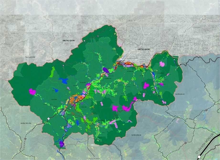 Quy hoạch xây dựng vùng huyện Bình Liêu đến năm 2040, tầm nhìn đến năm 2050.