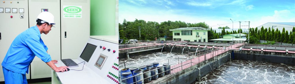 Hệ thống cung cấp nước sạch trong Khu công nghiệp KSB với công suất 20.000 m3 /ngày đêm.
